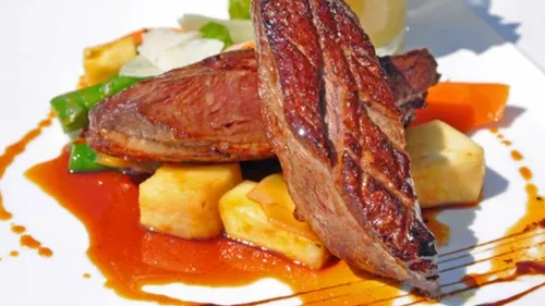 Filets de canette et légumes de printemps